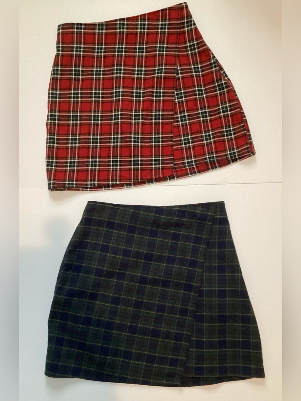 Hollister Plaid Mini Skirt Bundle- Set of 2- XS